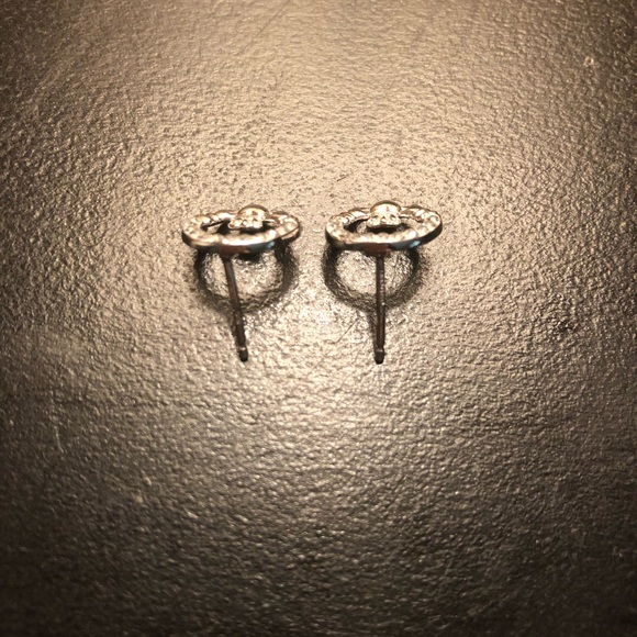 SOLD - Silver and Swarovski Crystal Earrings - Picture 4 of 8